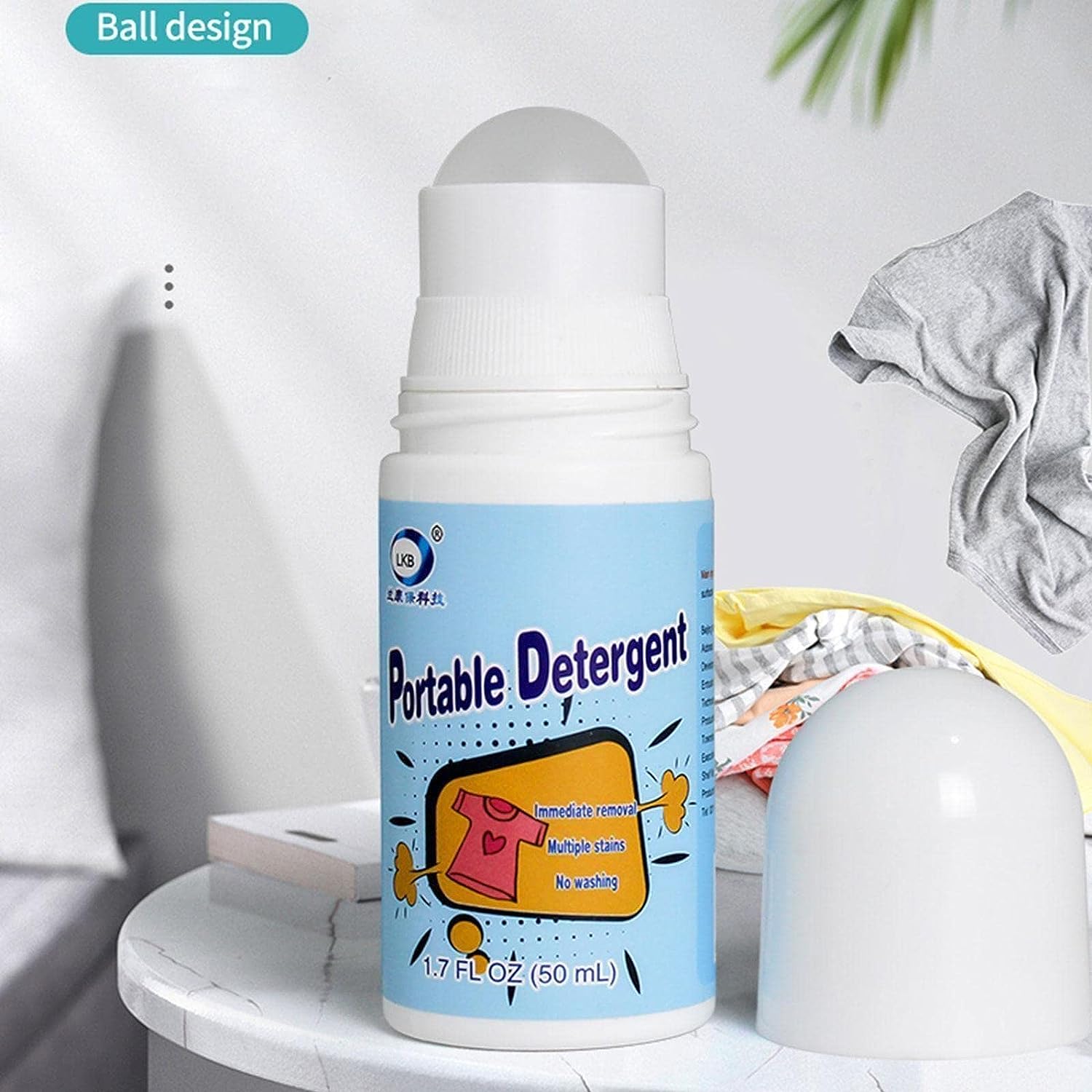 7933 Clothes Stain Remover Bead Design Emergency Stain Rescue Roller-ball Cleaner for Natural Fabric Removes Oil Almost All Types of Fabrics 7933 Clothes Stain Remover Bead Design Emergency Stain Rescue Roller-ball Cleaner for Natural Fabric Removes Oil Almost All Types of Fabrics